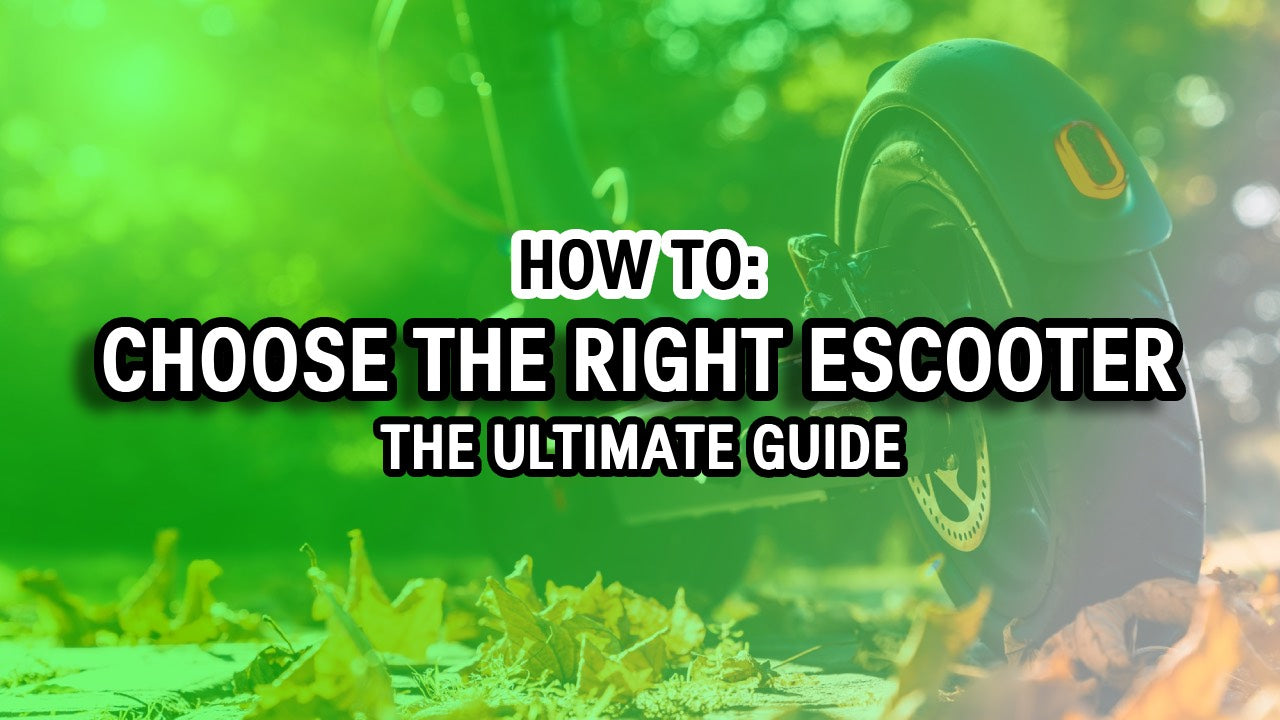 The Ultimate Guide to Choosing the Right E-Scooter: Factors to Consider for an Informed Decision